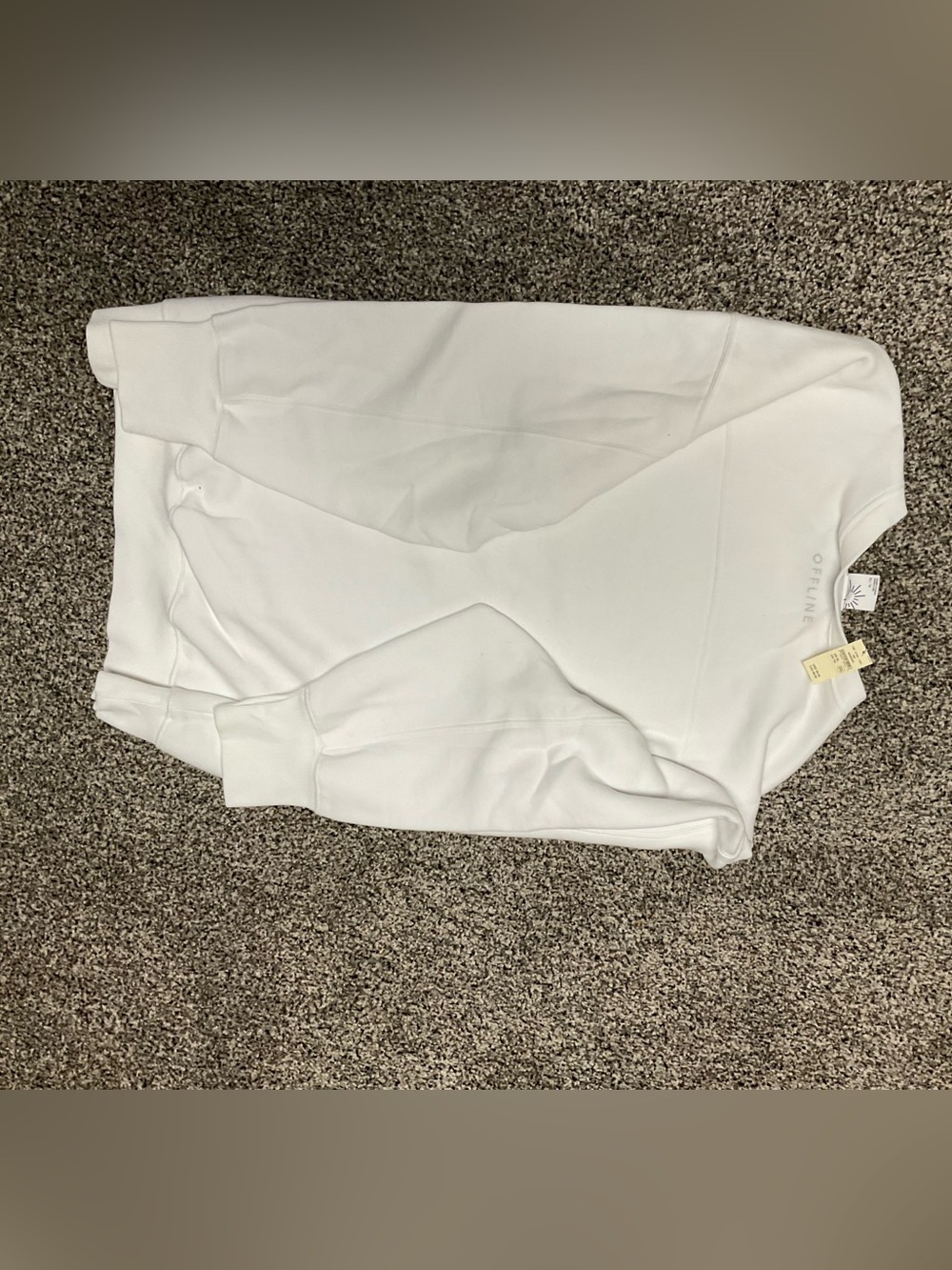 American Eagle Outfitters White Crewneck Sweatshirt - Picture 3 of 5